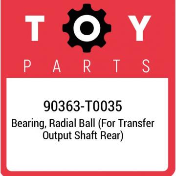 90363-T0035 Toyota Bearing, radial ball (for transfer output shaft rear) 90363T0