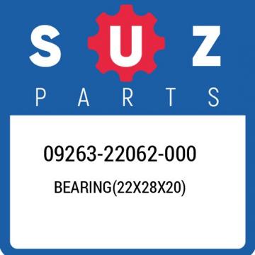 09263-22062-000 Suzuki Bearing(22x28x20) 0926322062000, New Genuine OEM Part