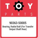 90363-50005 Toyota Bearing, radial ball (for transfer output shaft rear) 9036350